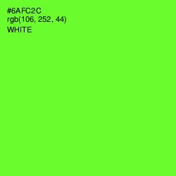 #6AFC2C - Bright Green Color Image