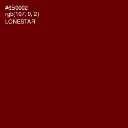 #6B0002 - Lonestar Color Image