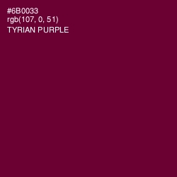 #6B0033 - Tyrian Purple Color Image