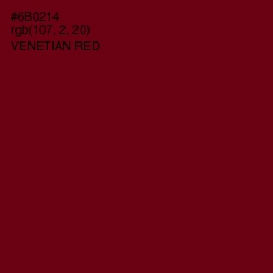 #6B0214 - Venetian Red Color Image