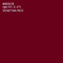 #6B021B - Venetian Red Color Image