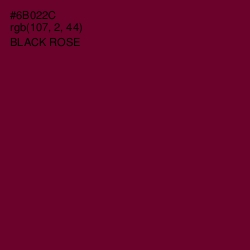 #6B022C - Black Rose Color Image