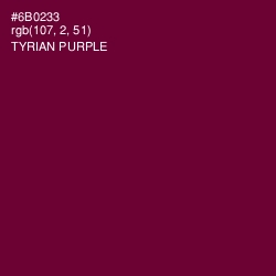 #6B0233 - Tyrian Purple Color Image