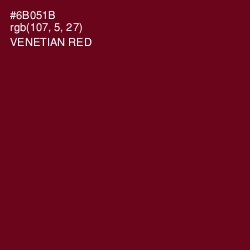 #6B051B - Venetian Red Color Image