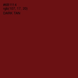 #6B1114 - Dark Tan Color Image