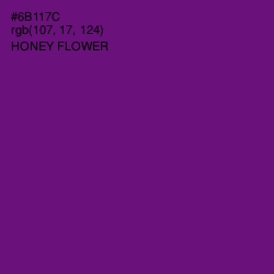 #6B117C - Honey Flower Color Image