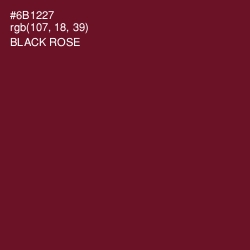 #6B1227 - Black Rose Color Image