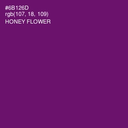 #6B126D - Honey Flower Color Image