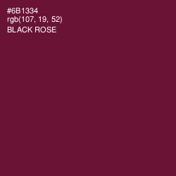 #6B1334 - Black Rose Color Image