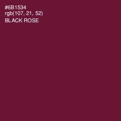 #6B1534 - Black Rose Color Image