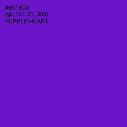 #6B15CB - Purple Heart Color Image