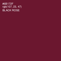 #6B172F - Black Rose Color Image