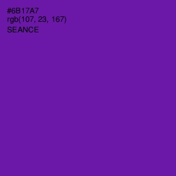 #6B17A7 - Seance Color Image