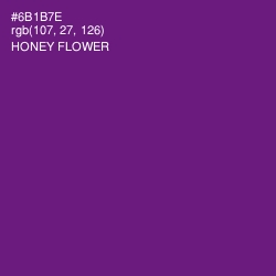 #6B1B7E - Honey Flower Color Image