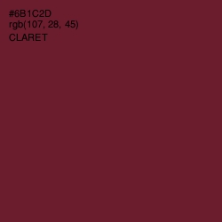 #6B1C2D - Claret Color Image