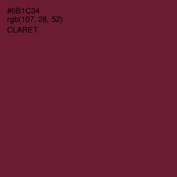 #6B1C34 - Claret Color Image