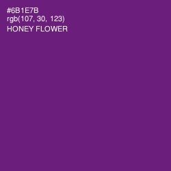 #6B1E7B - Honey Flower Color Image