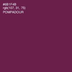 #6B1F4B - Pompadour Color Image