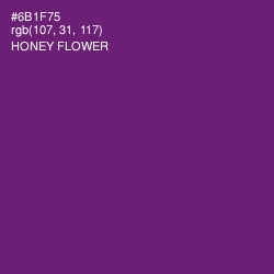 #6B1F75 - Honey Flower Color Image