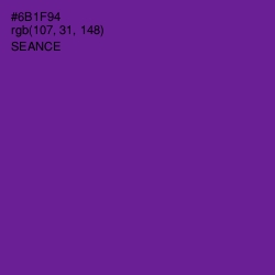 #6B1F94 - Seance Color Image