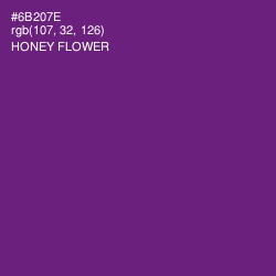 #6B207E - Honey Flower Color Image