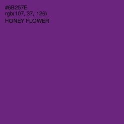 #6B257E - Honey Flower Color Image