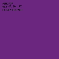 #6B277F - Honey Flower Color Image