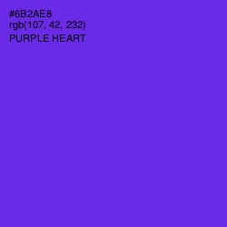 #6B2AE8 - Purple Heart Color Image