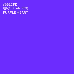 #6B2CFD - Purple Heart Color Image