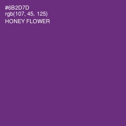 #6B2D7D - Honey Flower Color Image