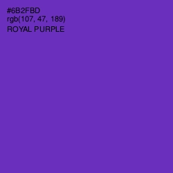 #6B2FBD - Royal Purple Color Image