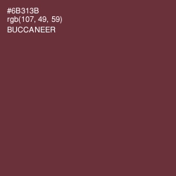 #6B313B - Buccaneer Color Image