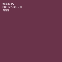 #6B334A - Finn Color Image