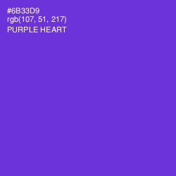 #6B33D9 - Purple Heart Color Image