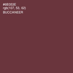 #6B353E - Buccaneer Color Image