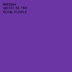 #6B35A4 - Royal Purple Color Image