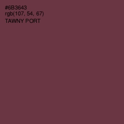 #6B3643 - Tawny Port Color Image