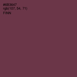 #6B3647 - Finn Color Image