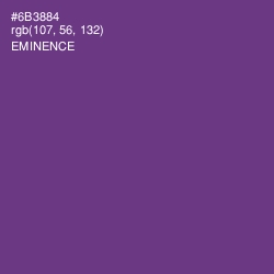 #6B3884 - Eminence Color Image