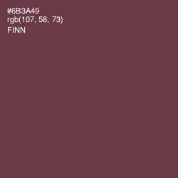 #6B3A49 - Finn Color Image
