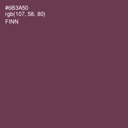 #6B3A50 - Finn Color Image