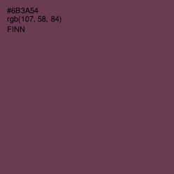 #6B3A54 - Finn Color Image