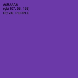 #6B3AA8 - Royal Purple Color Image