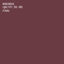 #6B3B44 - Finn Color Image