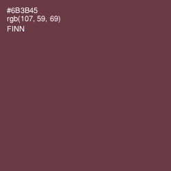 #6B3B45 - Finn Color Image