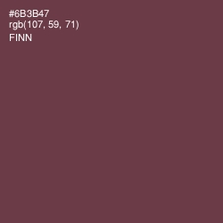 #6B3B47 - Finn Color Image