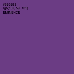 #6B3B83 - Eminence Color Image