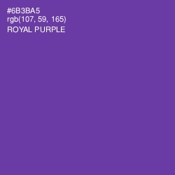 #6B3BA5 - Royal Purple Color Image