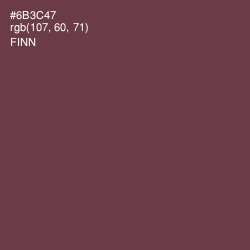 #6B3C47 - Finn Color Image