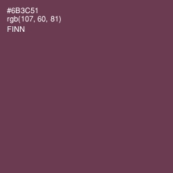 #6B3C51 - Finn Color Image